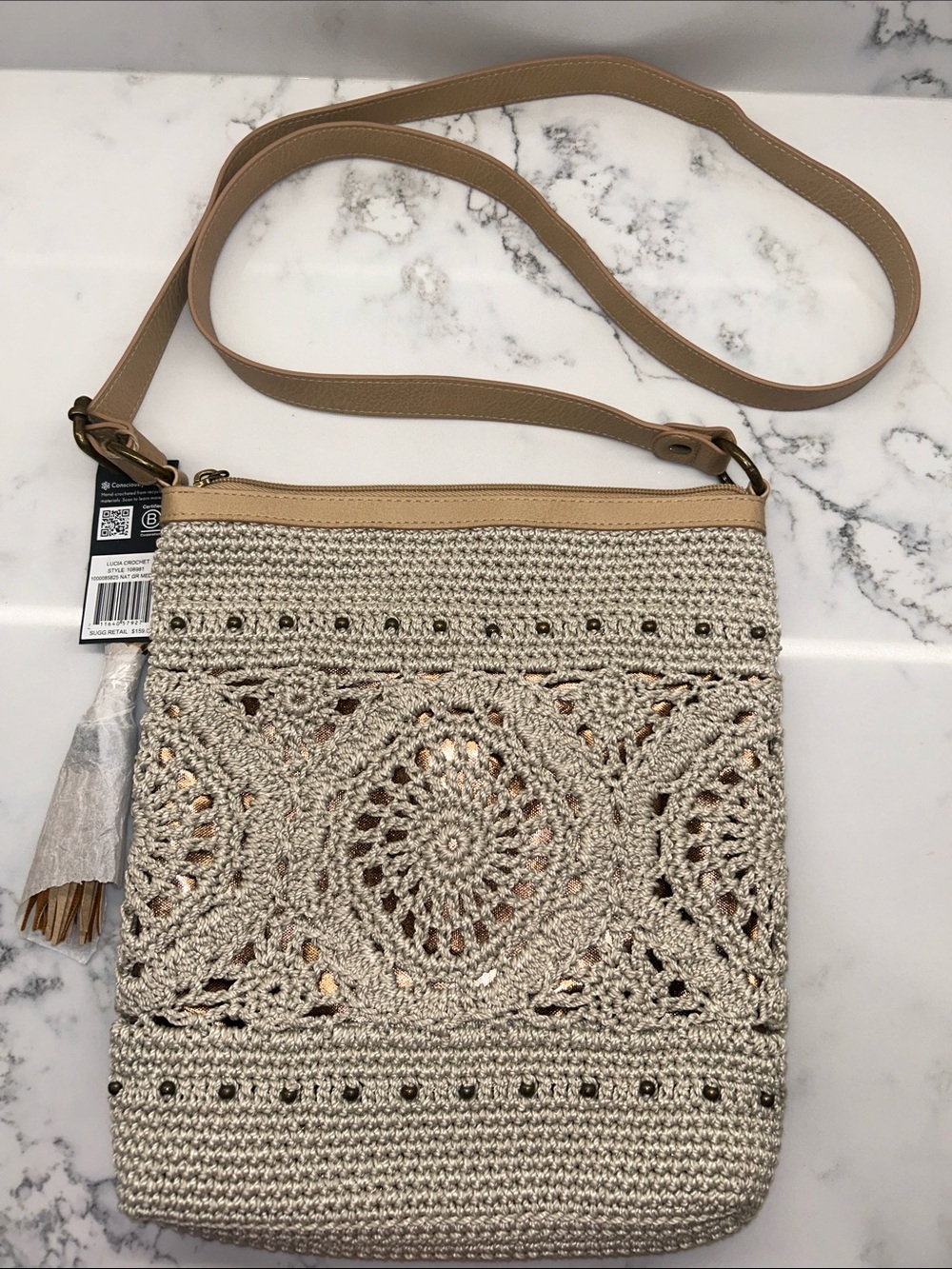 The Sak Lucia Crochet Crossbody Bag